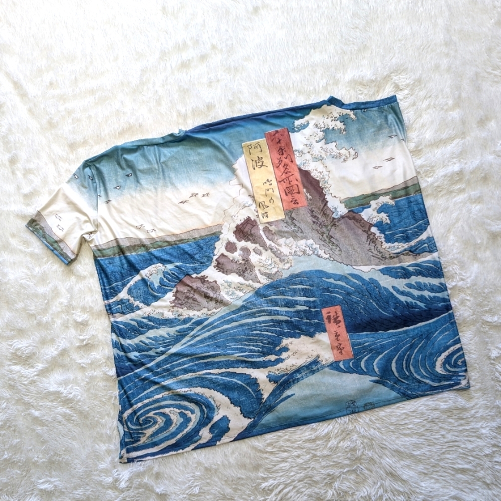 Blackmilk Japanese Naruto Whirlpool Super Drape Oversized Top Size Small - Picture 4 of 7